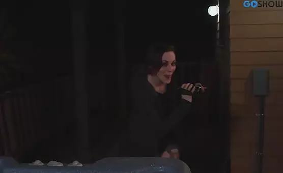 Lesbian StrapOn Action with Wet Brunettes